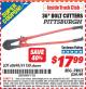 Harbor Freight ITC Coupon 36" BOLT CUTTERS Lot No. 41150/60698 Expired: 4/30/15 - $17.99