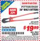Harbor Freight ITC Coupon 36" BOLT CUTTERS Lot No. 41150/60698 Expired: 7/31/15 - $19.99