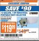 Harbor Freight ITC Coupon 13 GALLON INDUSTRIAL PORTABLE DUST COLLECTOR Lot No. 61808/31810 Expired: 9/20/16 - $119.99