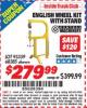 Harbor Freight ITC Coupon ENGLISH WHEEL KIT WITH STAND Lot No. 95359/68385 Expired: 11/30/15 - $279.99