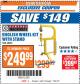 Harbor Freight ITC Coupon ENGLISH WHEEL KIT WITH STAND Lot No. 95359/68385 Expired: 1/23/18 - $249.99