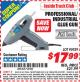 Harbor Freight ITC Coupon PROFESSIONAL/INDUSTRIAL GLUE GUN Lot No. 95939 Expired: 4/30/15 - $17.99