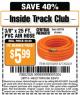 Harbor Freight ITC Coupon 3/8" x 25 FT. PVC AIR HOSE Lot No. 69709/61977/62221 Expired: 2/24/15 - $5.99