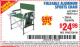 Harbor Freight Coupon FOLDABLE ALUMINUM SPORTS CHAIR Lot No. 62314, 56719 Expired: 9/6/15 - $24.99