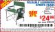 Harbor Freight Coupon FOLDABLE ALUMINUM SPORTS CHAIR Lot No. 62314, 56719 Expired: 10/10/15 - $24.99