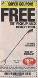 Harbor Freight FREE Coupon 36" PICKUP AND REACH TOOL Lot No. 94870/61413/62176 Expired: 1/14/15 - FWP