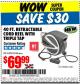 Harbor Freight Coupon 40 FT. RETRACTABLE CORD REEL WITH TRIPLE TAP Lot No. 91470/61558 Expired: 5/24/15 - $69.99