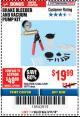Harbor Freight Coupon BRAKE BLEEDER AND VACUUM PUMP KIT Lot No. 63391 Expired: 3/11/18 - $19.99