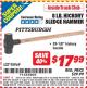 Harbor Freight ITC Coupon 8 LB. HICKORY SLEDGE HAMMER Lot No. 95969 Expired: 3/31/15 - $17.99