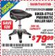 Harbor Freight ITC Coupon BIKER-STYLE PNEUMATIC ROLLER SEAT Lot No. 62357/94435 Expired: 3/31/15 - $79.99
