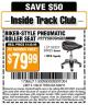 Harbor Freight ITC Coupon BIKER-STYLE PNEUMATIC ROLLER SEAT Lot No. 62357/94435 Expired: 5/26/15 - $79.99