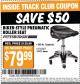 Harbor Freight ITC Coupon BIKER-STYLE PNEUMATIC ROLLER SEAT Lot No. 62357/94435 Expired: 6/30/15 - $79.99