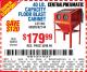 Harbor Freight Coupon 40 LB. CAPACITY FLOOR BLAST CABINET Lot No. 68893/62144/93608 Expired: 8/21/15 - $179.99