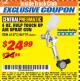 Harbor Freight ITC Coupon 120 CC HIGH VOLUME LOW PRESSURE TOUCH UP SPRAY GUN Lot No. 61473/46719 Expired: 10/31/17 - $24.99