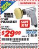 Harbor Freight ITC Coupon 3" AIR POLISHER KIT Lot No. 60611/99934 Expired: 4/30/16 - $29.99
