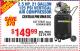 Harbor Freight Coupon 2.5 HP, 21 GALLON 125 PSI VERTICAL AIR COMPRESSOR Lot No. 67847/61454/61693/69091/62803/63635 Expired: 10/30/15 - $149.99