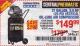 Harbor Freight Coupon 2.5 HP, 21 GALLON 125 PSI VERTICAL AIR COMPRESSOR Lot No. 67847/61454/61693/69091/62803/63635 Expired: 10/5/17 - $149.99