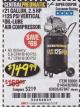 Harbor Freight Coupon 2.5 HP, 21 GALLON 125 PSI VERTICAL AIR COMPRESSOR Lot No. 67847/61454/61693/69091/62803/63635 Expired: 3/1/18 - $149.99