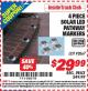 Harbor Freight ITC Coupon 4 PIECE SOLAR LED PATHWAY MARKERS Lot No. 92067 Expired: 3/31/15 - $29.99