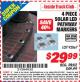 Harbor Freight ITC Coupon 4 PIECE SOLAR LED PATHWAY MARKERS Lot No. 92067 Expired: 5/31/15 - $29.99