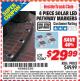 Harbor Freight ITC Coupon 4 PIECE SOLAR LED PATHWAY MARKERS Lot No. 92067 Expired: 7/31/15 - $29.99