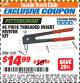 Harbor Freight ITC Coupon 45 PIECE THREADED INSERT RIVETER KIT Lot No. 1210 Expired: 12/31/17 - $14.99