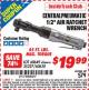 Harbor Freight ITC Coupon 1/2" AIR RATCHET WRENCH Lot No. 60649/35227/60630 Expired: 1/31/16 - $19.99