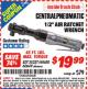 Harbor Freight ITC Coupon 1/2" AIR RATCHET WRENCH Lot No. 60649/35227/60630 Expired: 4/30/16 - $19.99