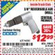 Harbor Freight ITC Coupon 3/8" REVERSIBLE AIR DRILL Lot No. 94585 Expired: 3/31/15 - $12.99