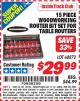 Harbor Freight ITC Coupon 15 PIECE WOODWORKING ROUTER BIT SET FOR TABLE ROUTERS Lot No. 68872 Expired: 3/31/15 - $29.99