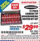 Harbor Freight ITC Coupon 15 PIECE WOODWORKING ROUTER BIT SET FOR TABLE ROUTERS Lot No. 68872 Expired: 9/30/15 - $29.99