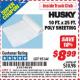 Harbor Freight ITC Coupon 10 FT. x 25 FT. POLY SHEETING Lot No. 95144 Expired: 1/31/16 - $8.99