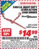 Harbor Freight ITC Coupon 5400 LB. CAPACITY HEAVY DUTY LEVEL ACTION LOAD BINDER Lot No. 61453/36022 Expired: 6/30/15 - $14.99