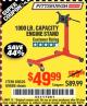 Harbor Freight Coupon 1000 LB. CAPACITY ENGINE STAND Lot No. 32916/69886/69520 Expired: 8/5/17 - $49.99
