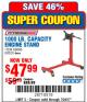 Harbor Freight Coupon 1000 LB. CAPACITY ENGINE STAND Lot No. 32916/69886/69520 Expired: 7/24/17 - $47.99