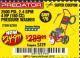 Harbor Freight Coupon 2500 PSI, 2.4 GPM 4 HP (160 CC) PRESSURE WASHER Lot No. 62201 Expired: 1/3/18 - $249.99