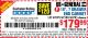 Harbor Freight Coupon 18", 7 DRAWER END CABINET Lot No. 69399/62580/68785 Expired: 8/24/15 - $179.99
