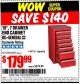 Harbor Freight Coupon 18", 7 DRAWER END CABINET Lot No. 69399/62580/68785 Expired: 1/24/16 - $179.99