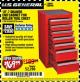 Harbor Freight Coupon 18", 7 DRAWER END CABINET Lot No. 69399/62580/68785 Expired: 8/7/17 - $169.99