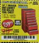 Harbor Freight Coupon 18", 7 DRAWER END CABINET Lot No. 69399/62580/68785 Expired: 12/22/17 - $159.99