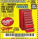 Harbor Freight Coupon 18", 7 DRAWER END CABINET Lot No. 69399/62580/68785 Expired: 12/21/17 - $159.99