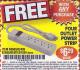 Harbor Freight FREE Coupon FOUR OUTLET POWER STRIP Lot No. 91334/69689/62495/62505/62497 Expired: 3/1/17 - FWP