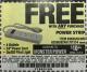 Harbor Freight FREE Coupon FOUR OUTLET POWER STRIP Lot No. 91334/69689/62495/62505/62497 Expired: 4/3/18 - FWP