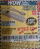 Harbor Freight Coupon FOUR OUTLET POWER STRIP Lot No. 91334/69689/62495/62505/62497 Expired: 10/10/15 - $2.82