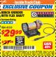 Harbor Freight ITC Coupon BENCH GRINDER WITH FLEX SHAFT Lot No. 43533 Expired: 12/31/17 - $29.99