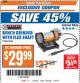 Harbor Freight ITC Coupon BENCH GRINDER WITH FLEX SHAFT Lot No. 43533 Expired: 1/9/18 - $29.99