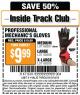 Harbor Freight ITC Coupon PROFESSIONAL MECHANIC'S GLOVES Lot No. 62524/68307/68308/62525/68309/62526 Expired: 5/19/15 - $9.99