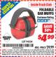 Harbor Freight ITC Coupon EAR MUFFS Lot No. 94334 Expired: 7/31/15 - $4.99
