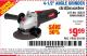 Harbor Freight Coupon DRILLMASTER 4-1/2" ANGLE GRINDER Lot No. 69645/60625 Expired: 7/1/15 - $9.99