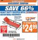 Harbor Freight ITC Coupon HEAVY DUTY CREEPER WITH ADJUSTABLE HEADREST Lot No. 63311/56383/46087 Expired: 5/1/18 - $24.99